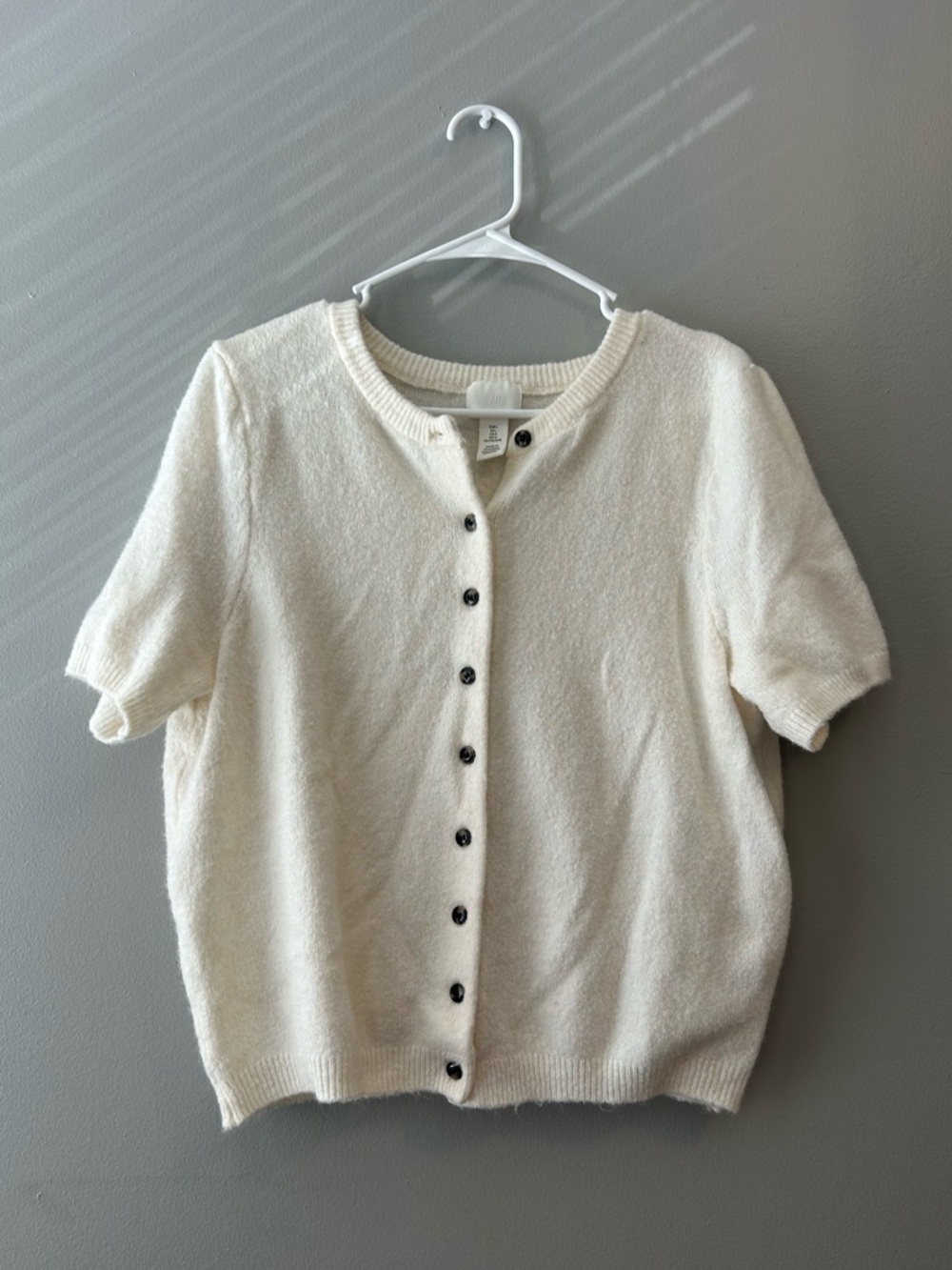 H&M button up sweater shirt
